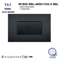 T&J Flat Series Switch And Plate