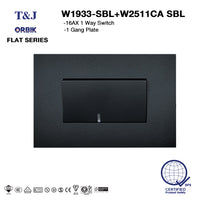 T&J Flat Series Switch And Plate