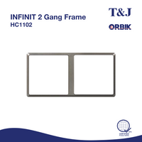 T&J INFINIT 2 Gang Frame | HC1102