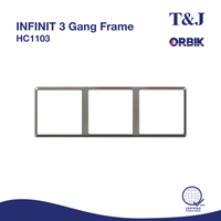 T&J INFINIT 3 Gang Frame | HC1103