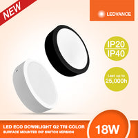 LEDVANCE LED ECO DOWNLIGHT G3 TRI-COLOR 18W