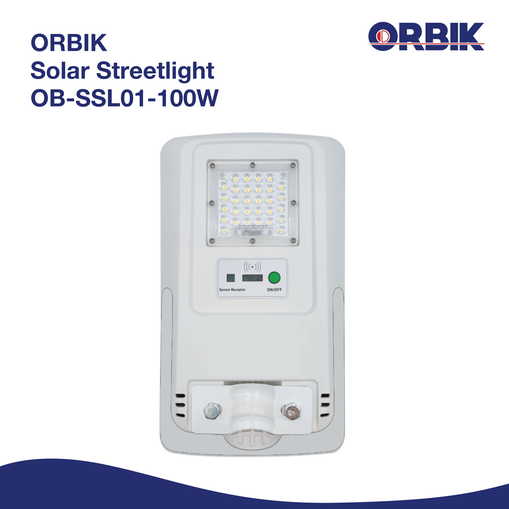 ORBIK SOLAR STREETLIGHT 100W | OB-SSL01-100W