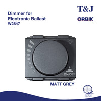 T&J Orbik 1-10V 1 Gang  DC Output Dimmer  Module (Push ON/OFF) | W2847