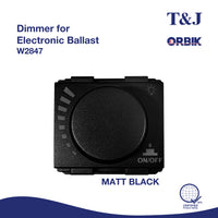 T&J Orbik 1-10V 1 Gang  DC Output Dimmer  Module (Push ON/OFF) | W2847