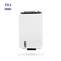 T&J Orbik 1 Way 16AX 250V Switch, Blue LED w/ Full Bridge Chip White | W2711L