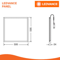 LEDVANCE LED VALUE PANEL 36W | PL606