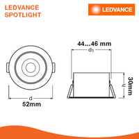 LEDVANCE LED VALUE SPOTLIGHT PRO 2W