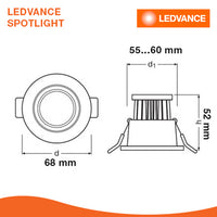 LEDVANCE LED VALUE SPOTLIGHT PRO 5W
