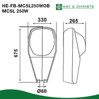 May&Christe Street Light HE-FB-MCSL250W