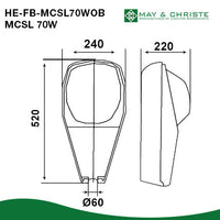 May&Christe Street Light HE-FB-MCSL70W