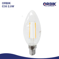 ORBIK LED FILAMENT BULB C35 2.5W