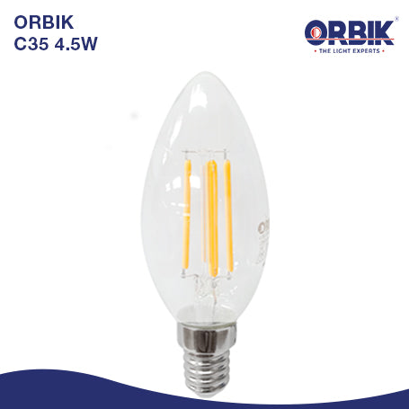 ORBIK LED FILAMENT BULB C35 4.5W