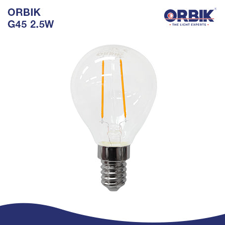 ORBIK LED FILAMENT BULB G45 2.5W
