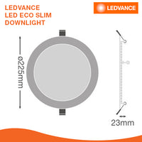 LEDVANCE LED ECO SLIM DOWNLIGHT 18W ROUND