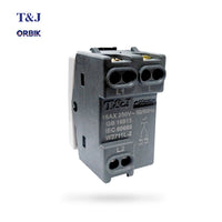 T&J Orbik W2711L-2 - 3 Way Switch w/ LED Indicator Matt Gray (10 Pcs/ctn)
