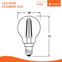 OSRAM LED STAR FILAMENT CLP25 2.8W