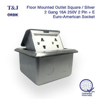 T&J Orbik T151-FS-DO Universal Duplex Outlet with Ground (20 pcs/ctn)