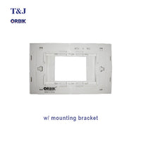 T&J Orbik Central Plate White | W1112A-H