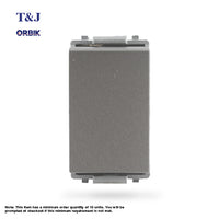 T&J Orbik  3 Way 16AX 250V  Switch Matt Grey | W2711A-2 MSB