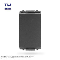 T&J Orbik W2711A-2 - 3 Way Switch Matt Black (10 Pcs/ctn)