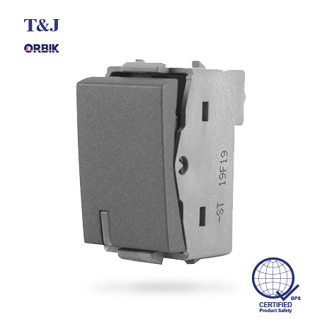 T&J Orbik W2711L-2 - 3 Way Switch w/ LED Indicator Matt Black (10 Pcs/ctn)