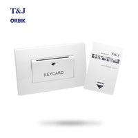 T&J Orbik 20A 230V Keycard  Switch w/ Timed-off Delay White | W6-2KT