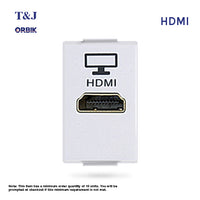 T&J Orbik HDMI Socket  Module White | W8201HDMI